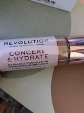 Image of Revolution Conceal & Hydrate Full Coverage Foundation -Shade F0.5 for fair skin