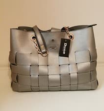 Image of DUNE Silver Logo Shoulder Bag