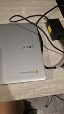 Image of Acer Chromebook 14 Inch HD Display Silver Laptop Intel Atom 2gb RAM 32gb