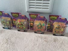Image of TMNT Teenage Mutant Ninja Turtles Mutant Mayhem Collectible Figure Set BNWT
