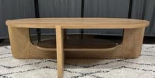 Image of Swoon Medway Coffee Table, Natural Oak-Stained Mango Wood RRP569