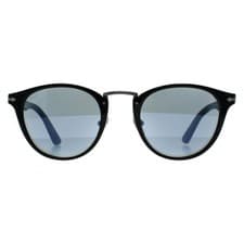 Image of Persol Sunglasses PO3108S 95/56 Black Light Blue