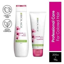 Image of Biolage Colorlast Shampoo and Conditioner, Protects Colored Hair (200ml + 98g)