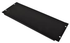 Image of 5 U 19” Blank Rack Panel With Black Finish