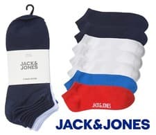 Image of 7 Pack Mens Socks Jack & Jones Cotton Casual Everyday Multipack One Size Socks
