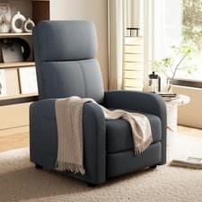Image of Recliner Armchair for Living Room Reclining Chair with Adjustable Legrest