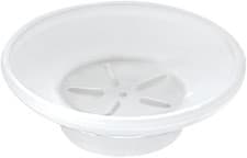 Image of Glass Soap Dish Replacement, Round, Frosted, Matt Glass