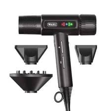 Image of Wahl Vanquish Hair Dryer 1600W Corded 3 Heat Settings with Cool-Shot Black ZY166