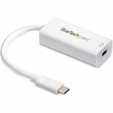 Image of Startech Usb-C To Mini Displayport Adapter 4K 60Hz White Usb Type-C To Mini Dp A