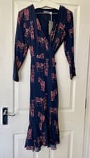 Image of Mint Velvet Zoe Zebra Print Wrap Dress