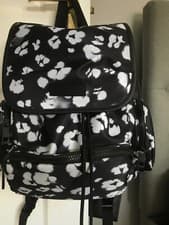 Image of Ted Baker SHEFA Backpack Nocturnal Animal Rucksack Black Travel gym school 