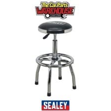 Image of Sealey SCR17 Pneumatic Stool Heavy-Duty Workshop with Adjustable Height S