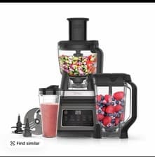 Image of Ninja 3-in-1 Food Processor & Blender | 5 Automatic Programs: Blend, Max Blend,