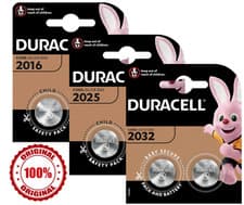 Image of Duracell CR2032 | 2025 | 2016 | Battery Coin Cell Button 3v Lithium Original BR