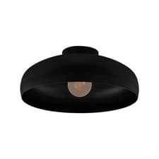 Image of Eglo Mogano Ceiling Light in Black 16"