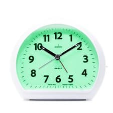 Image of Acctim Colm Alarm Clock Silent Analogue Crescendo Smartlite Bedside Alarm Clock
