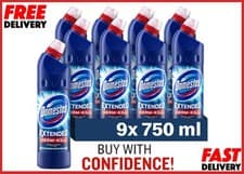 Image of Domestos Original Thick Bleach Pack of 9 x 750ml FREE UK SHIPPING