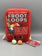 Image of FUNKO POP! PLUSH: Kelloggs- Froot Loops Cereal Box New With Tags