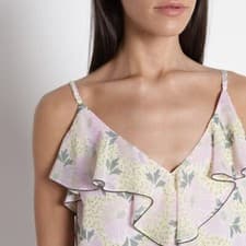 Image of TED BAKER 🎀 Shaunia Cami Size 1 UK 8 RRP £55 Floral Top