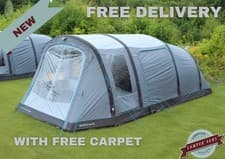 Image of CampStar 500XL Outdoor Revolution Air Tent 5 Berth  Incl Footprint & FREE Carpet