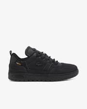Image of LACOSTE Mens Black T-Clip Winter Trainers UK 9 BRAND NEW Ref 509