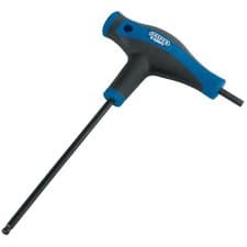 Image of Draper Expert 4.0mm T Handle Hexagon and Ball End Key Hex Allan Allen Alan Keys