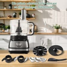 Image of 8 in 1 Food Processor Chopper 2 L Mixer Electric Blender Juicer Shreder Maker UK