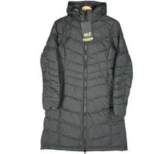 Image of Jack Wolfskin Selenium Coat Women's Size S Black Windproof Water Repellent