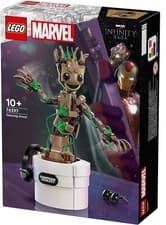 Image of LEGO Marvel Dancing Groot Buildable Animated Toy Action Figure - 76297