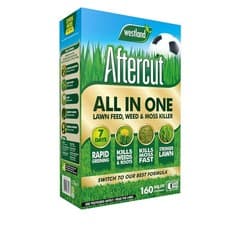 Image of Aftercut All in One Lawn Feed, Weed and Mosskiller 160m2 Box x 5