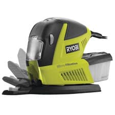 Image of Ryobi RMS180-S Palm Sander 180W 30 (Delta 1/3 Extension Sheet) 12000 rpm