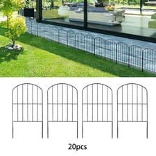 Image of 20 Pieces Garden Fence Panels Garden Fencing for Farmhouse Outside Landscape