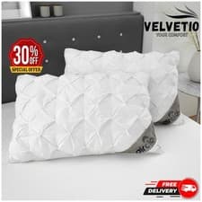 Image of Premium Waffle Pillow 100% Polyester Hotel Quality Head Support Pillow 1 Piece