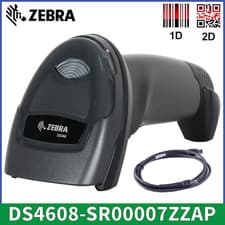 Image of Zebra DS4608-SR00007ZZAP 1D 2D Barcode Scanner Handheld Barcode Reader With USB