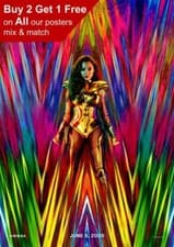 Image of Wonder Woman 1984 2020 Teaser Poster A5 A4 A3 A2 A1