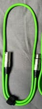 Image of XLR Cable Male to Female 1m Green
