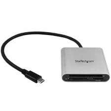 Image of StarTech USB 3.0 Flash Memory Multi-Card Reader / Writer with USB-C - SD micr...