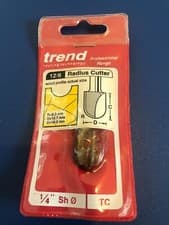 Image of Trend 12/6 Radius Cutter 1/4” inch RouterRouting R6.3 D12.7 C16.0