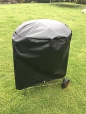 Image of Deluxe Heavy Duty Kettle BBQ Cover Barbecue Cover Waterproof Material UK Made