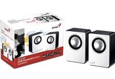 Image of Genius SP-Q120 USB powered Stereo Speakers -2W - W:71 x H: 100 x D: 56mm New