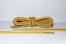 Image of Timberland Boot Laces – Yellow / Brown (1 pair), 140cm, UK Seller, UK Postage