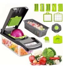 Image of 15-in-1 Vegetable Slicer Chopper Food Onion Chopper Veggie Cutter Dicer Kitchen