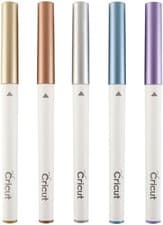 Image of Cricut Explore Medium Point Waterbased 5 Pen Set - Metallic Colours [2008406]