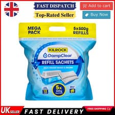 Image of Kilrock Damp Clear Moisture Trap Refill - Pack of 5 x 500 grams Moisture Absorb