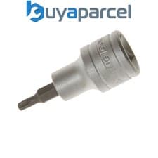 Image of Teng M121260-C TX Tamper-Proof TORX Socket Bit 1/2in Drive T60 TENM121260C
