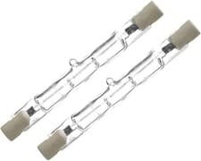 Image of ECO Halogen 230W R7s Linear Light Bulbs (300W Equivalent) – Pack of 2 | 118mm