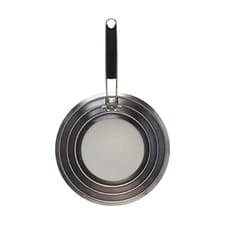 Image of Stainless Steel Fine Mesh Splatter Screen with Folding Handle 30cm Buckingham