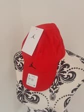 Image of Air Jordan Cap Heritage86 Red Black Logo BNWT