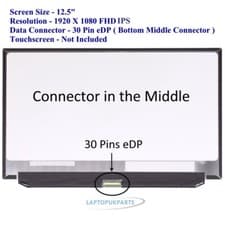 Image of Laptop 12.5" LED LCD Display For Lenovo Thinkpad A275 X260 X270 X280 FHD Screen