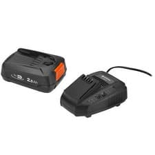 Image of Gardena AL 1830 CV and PBA 18V/45 P4A 18v Cordless Li-ion Battery 2.5ah and Batt